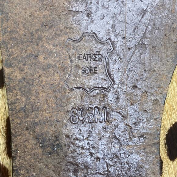 Tory Burch Women’s Jessa Cheetah Calf Hair Slii On Flats Size US 8.5 - Picture 10 of 11